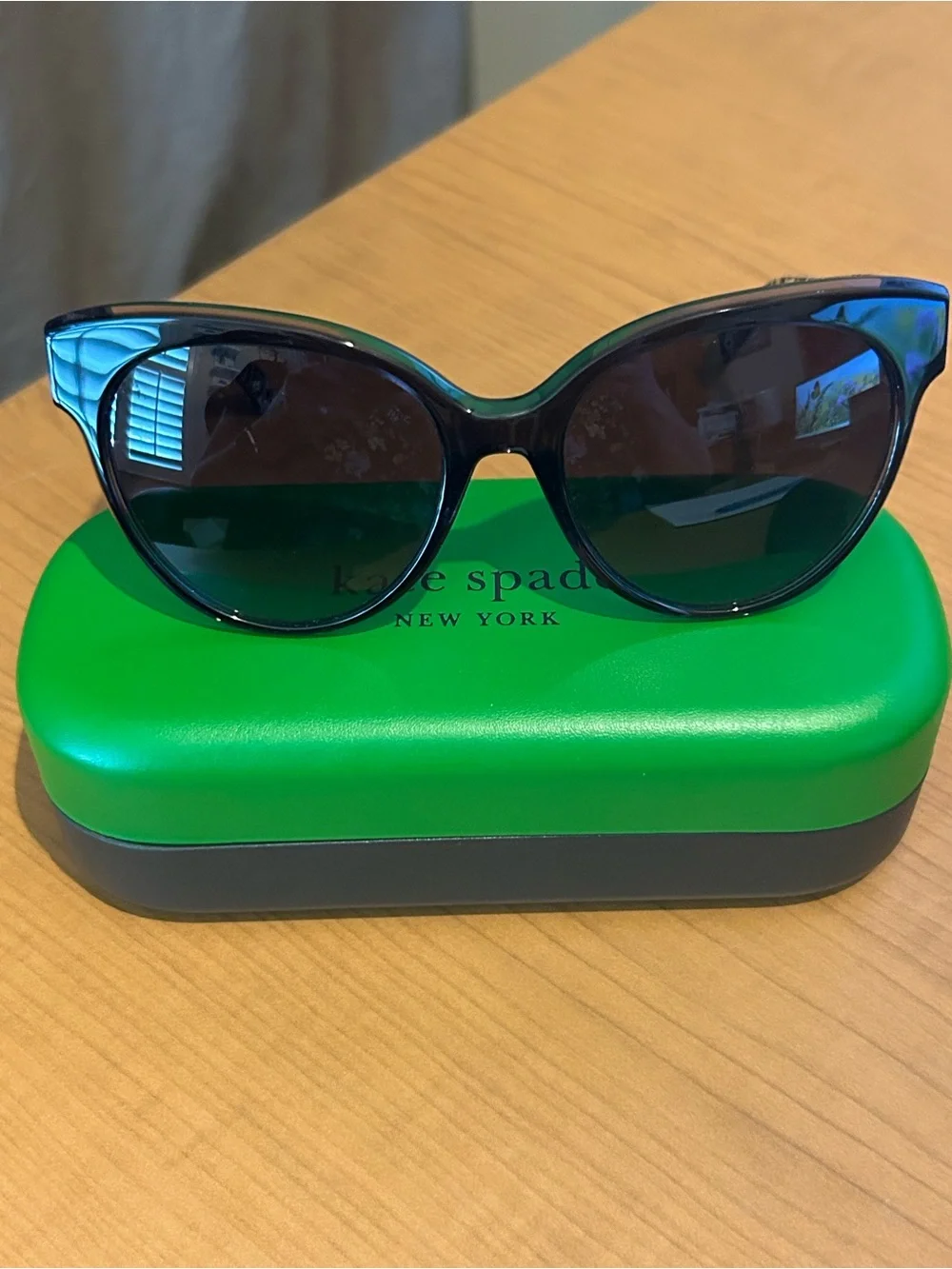 Kate Spade Aubriella/G/S HWJ90 Oversized Cat-Eye Sunglasses NEW